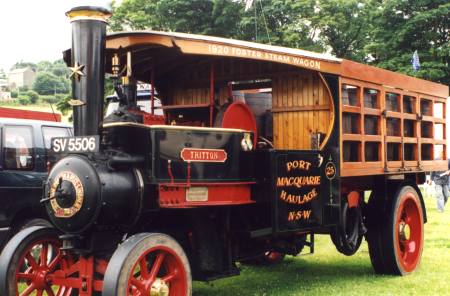 Foster steam wagon