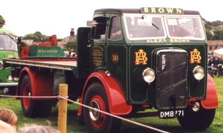 ERF flat back lorry