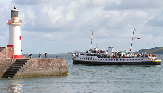 Balmoral passes West pier