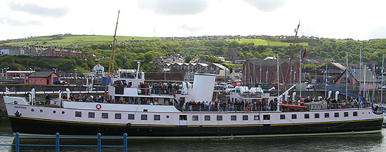 Balmoral in Whitehaven harbour