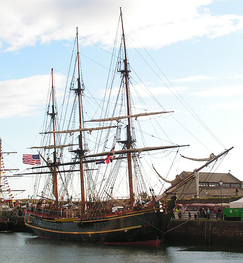 Bounty in Maryport harbour