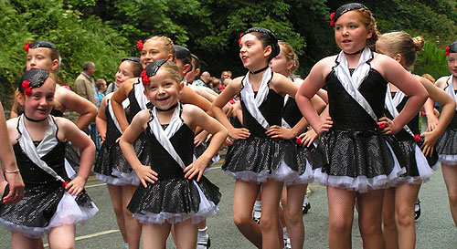 Cowpers dancers in black and white tutus