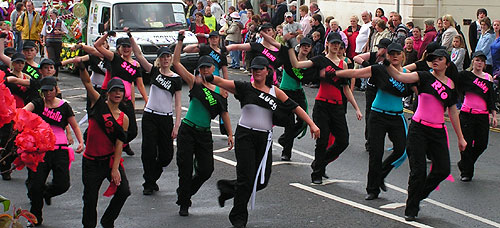 Starkeys dancers on Duke Street