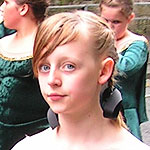 Irish dancer in carnival