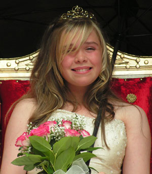Katie Whitehaven carnival Queen 2008