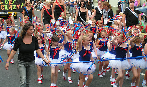 Starkey infants with tambourines