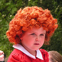 Portrait 2 - girl as Annie with red hair