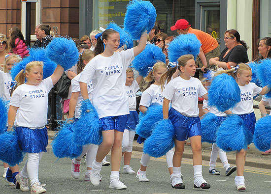 Cheer starz blue pom pom outfit