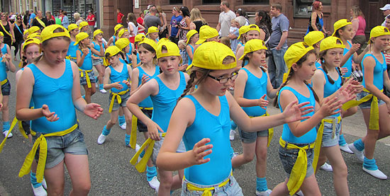 Starkeys dancers in the carnival