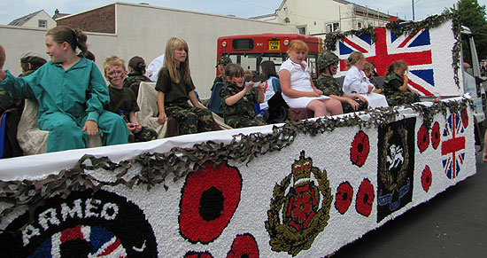 Moresby School Armed Forces float
