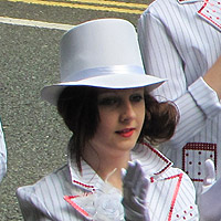 Dancer with white hat