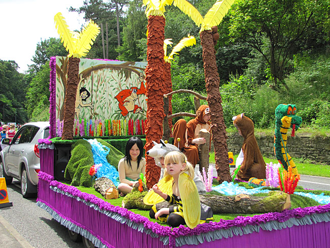 Jungle book themed float