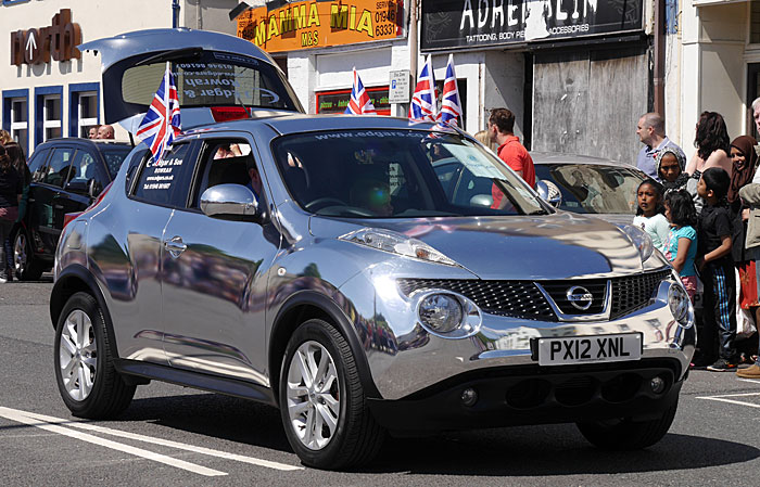 mirrored Nissan Juke