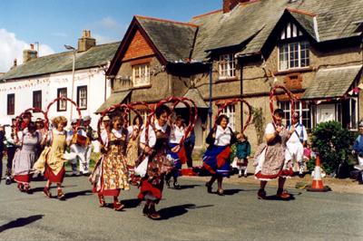 Female Morris dancers