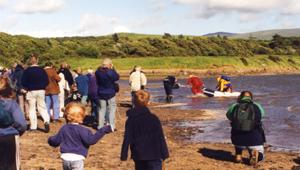 Three peaks racers come ashore