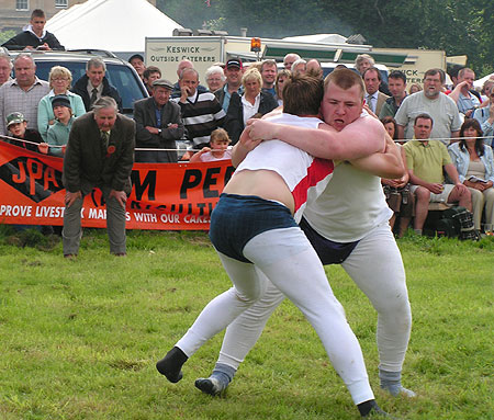 Heavyweight Cumberland wrestlers