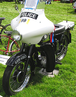 Police motorbike