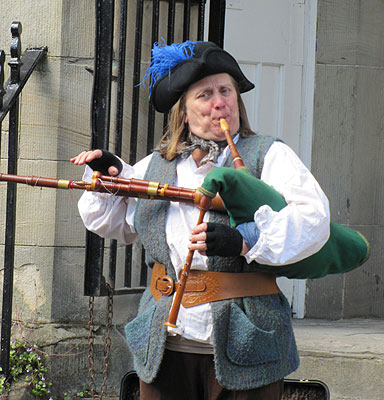 Bagpipe player