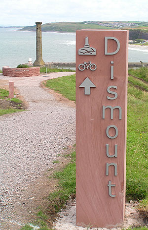 Part of the Coastal path at Whitehaven