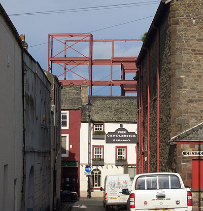 View down hicks lane