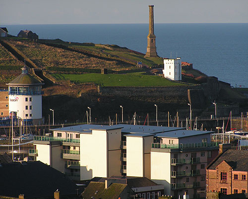 Harbour flats from above Whitehaven centre