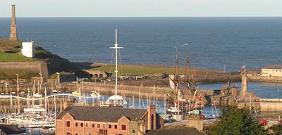 Endeavour enter Whitehaven Harbour