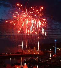 red fireworks