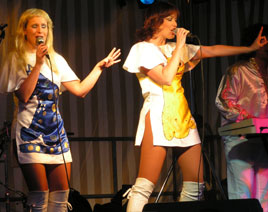 ABBA girls live on stage