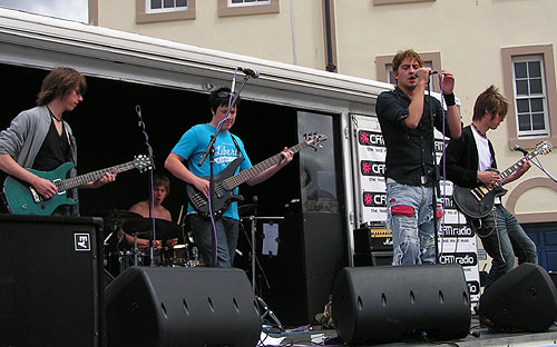 Feed Me blues band at the Whitehaven festival