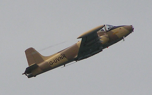 Strikemaster Mk. 87 G-UVNR at Whitehaven festival