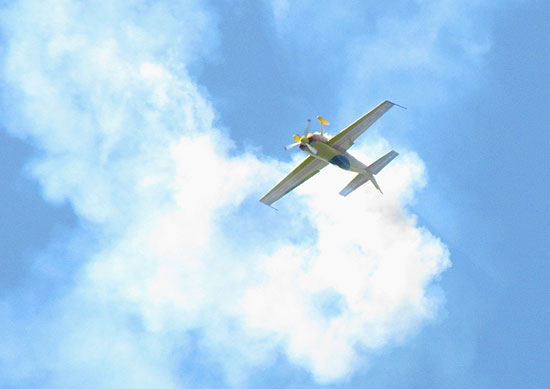 Extra EA 260 performing aerobatics at Whitehaven