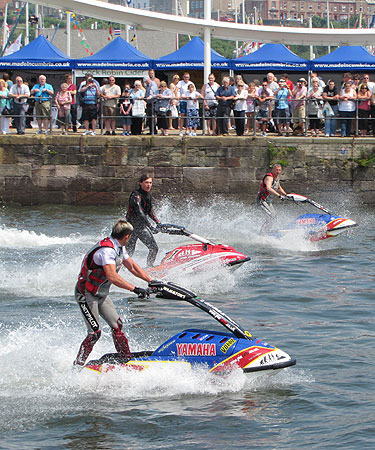 jet ski display team at Whitehaven festival 2010