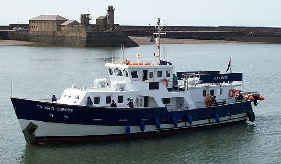 T.S. John Jerwood entering Whitehaven Harbour