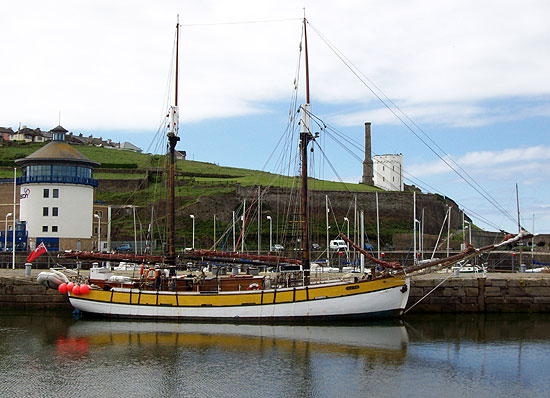 s.v. Ruth at Whitehaven harbour