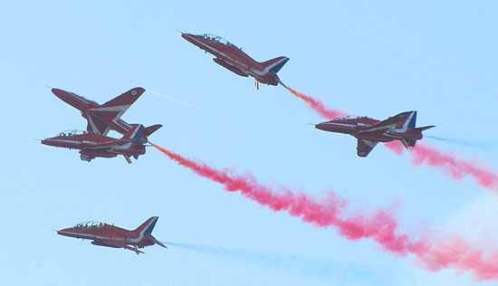 Red Arrows close encounters