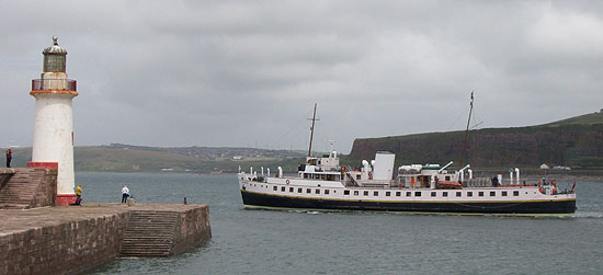 Balmoral leaving Whitehaven