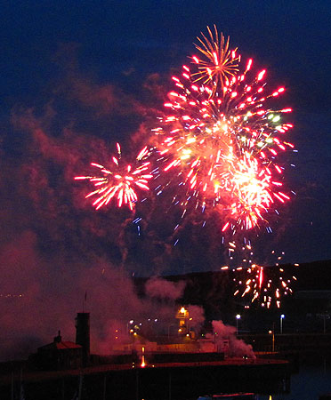 Fireworks at Whitehaven