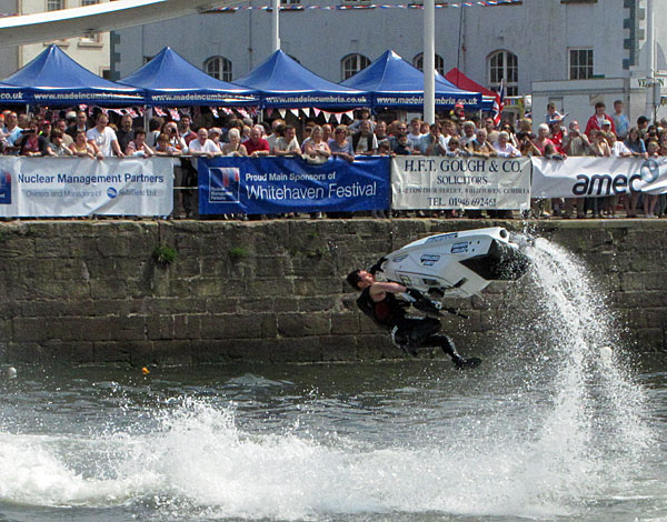 Jetski inverted leap