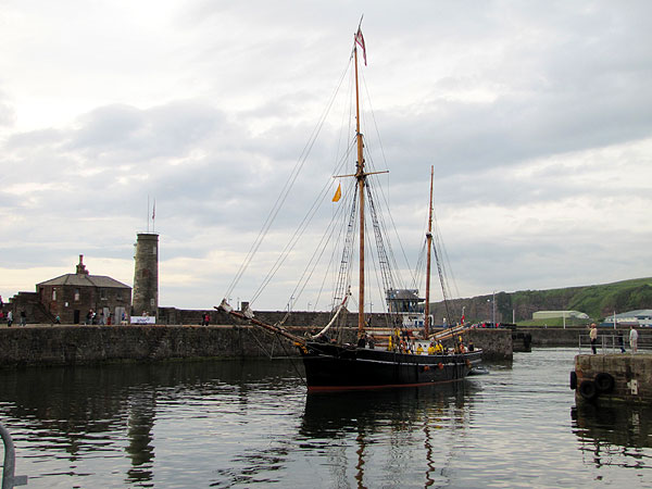 Bessie Ellen entering Whitehaven harbour