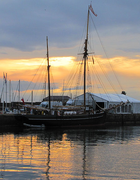 Bessie Ellen at Sunset in Whitehaven