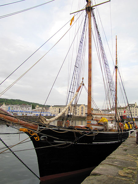 Bessie Ellen with Whitehaven behind