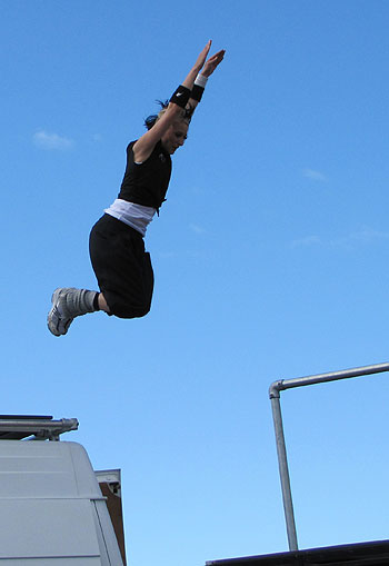 parkour leap