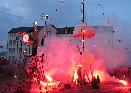 Fireworks and music by Sound Intervention