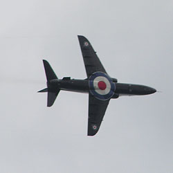 Underside of Hawk jet