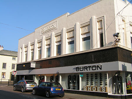 Burton the tailors on King Street