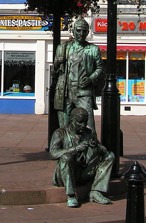 sculpture in market gazebo