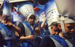 blue carnival costumes