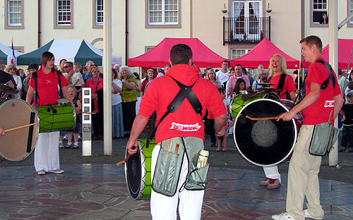 Boom Dang drummers at Whitehaven