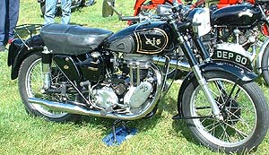 AJS 350cc motorbike