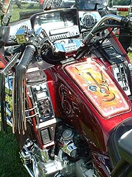 Closeup of Goldwing